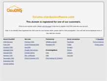 Tablet Screenshot of forums.stardustsoftware.com
