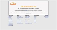 Desktop Screenshot of help.stardustsoftware.com